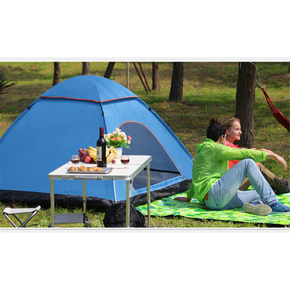 Cheap Goat Tents 3 4Person Outdoor Camping Automatic Quick Open Family Tent Fast Pitch Tent Fit Waterproof Sun Shelter Outdoor Instant Setup Tent   